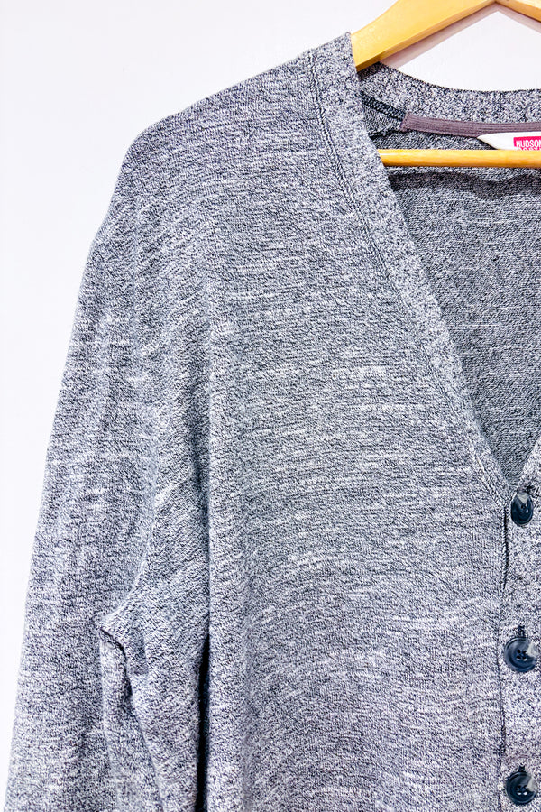 Cardigan gris (xl) - Homme seconde main - Hudson North- La Penderie du Paradis