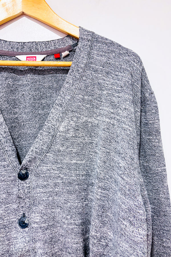 Cardigan gris (xl) - Homme seconde main - Hudson North- La Penderie du Paradis