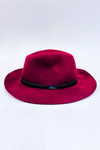 Chapeau bourgogne en laine (m)-Zara-La Penderie du Paradis 🕊