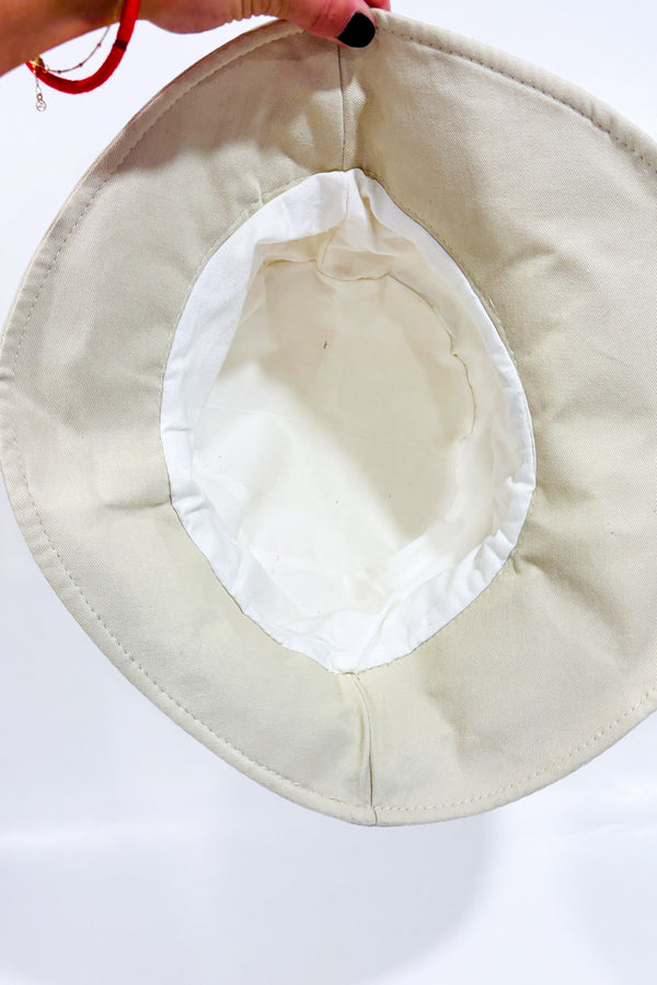 Chapeau beige en coton-Autres-La Penderie du Paradis 🕊