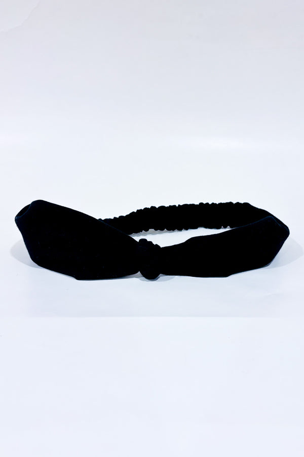 Bandeau pour cheveux noir avec noeud seconde main - Autres- La Penderie du Paradis