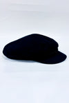 Casquette gavroche noire en coton* seconde main - Brixton- La Penderie du Paradis