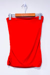 Haut bustier rouge-orange (s)-Le Château-La Penderie du Paradis 🕊
