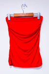 Haut bustier rouge-orange (s)-Le Château-La Penderie du Paradis 🕊
