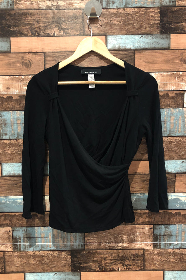 Haut Cache-cœur à Nouer Pour Femme - Manches Longues, Col V Profond, Style Y2K - En Polyester/élasthanne Pour Danse, Sortie - 2