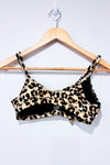Haut de maillot de bain noir motif cheetah (s)-Revamped-La Penderie du Paradis 🕊