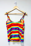 Haut de maillot de bain rayé multicolore (32DD) -- La Penderie du Paradis ?