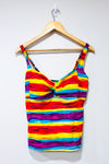 Haut de maillot de bain rayé multicolore (32DD) -- La Penderie du Paradis ?