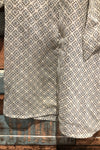 Haut fluide blanc et bleu (l) seconde main Suzy Shier 