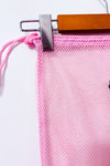 Sac de lavage rose en filet pour sous-vêtements seconde main - La Vie En Rose- La Penderie du Paradis