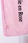 Sac de lavage rose en filet pour sous-vêtements seconde main - La Vie En Rose- La Penderie du Paradis