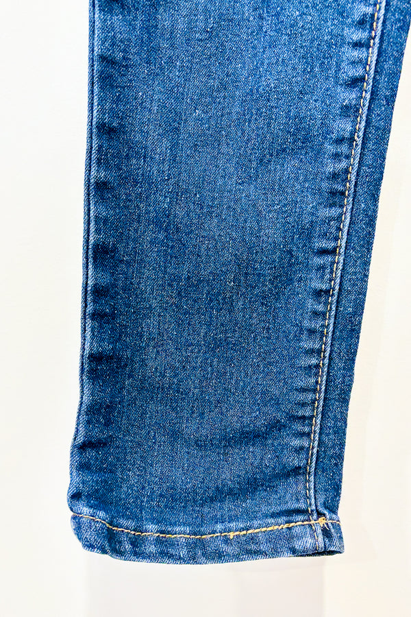 Jeans bleu foncé délavé (xs) seconde main Ardene 