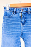 Jeans court bleu délavé jambe étroite (xxs)-American Eagle-La Penderie du Paradis 🕊