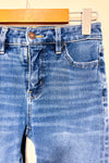 Jeans court bleu délavé jambe étroite (xxs)-American Eagle-La Penderie du Paradis 🕊