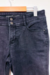 Jeans Mia noir délavé taille mi-haute jambe droite (m)-Denver Hayes-La Penderie du Paradis 🕊