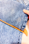 Jeans mom bleu pâle troué (xs)-Refuge-La Penderie du Paradis 🕊