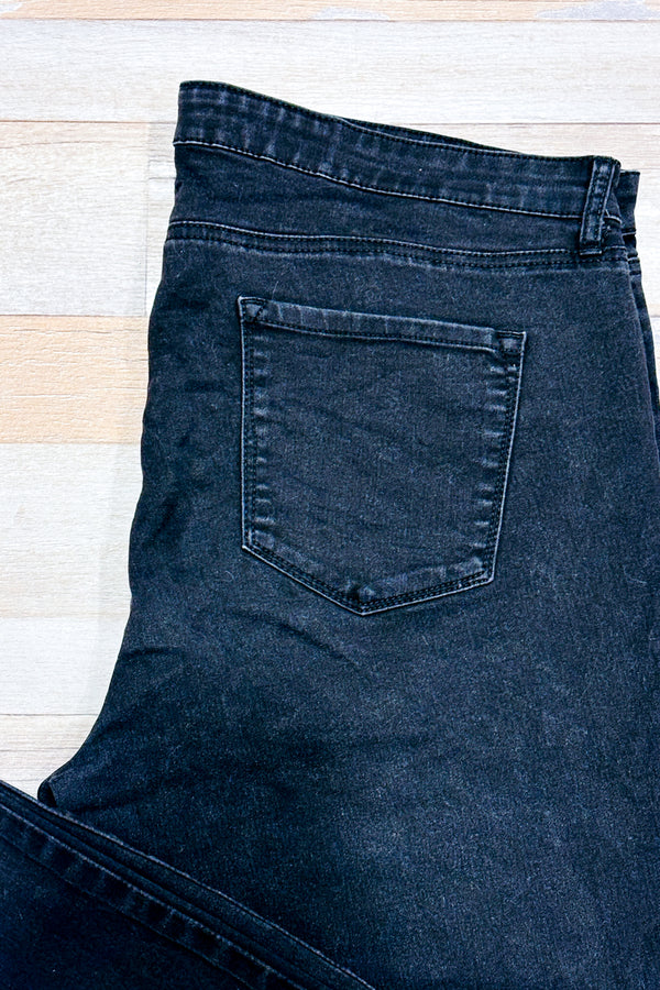 Jeans noir jambe étroite (3xl)-Reitmans-La Penderie du Paradis 🕊