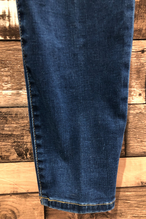 Jeans bleu délavé jambe étroite (s) seconde main Reitmans   