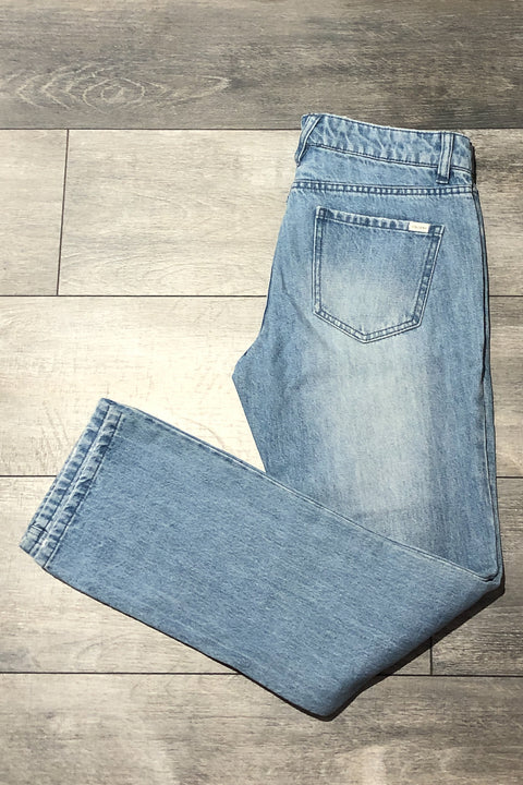 Jeans bleu délavé (s) seconde main Volcom   