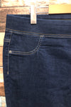 Jeans bleu foncé taille élastique (xl) seconde main George 