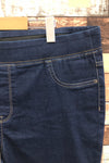 Jeans bleu foncé taille élastique (xl) seconde main George 