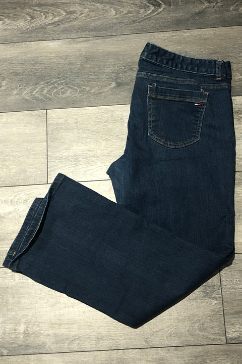 Jeans bleu foncé (l) seconde main Tommy Hilfiger   