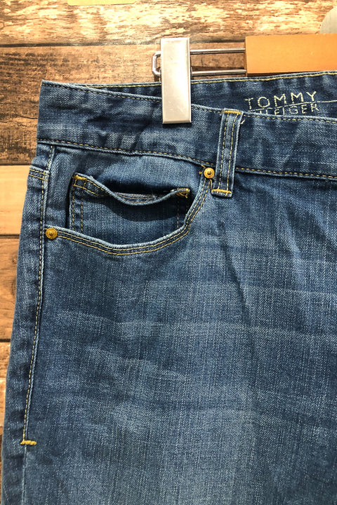 Jeans bleu délavé (l) seconde main Tommy Hilfiger   