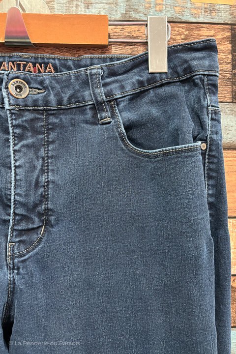 Jeans bleu foncé (l) seconde main Santana Jeans   