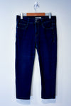 Jeans capri bleu foncé jambe étroite (m) seconde main Angels Forever Young 