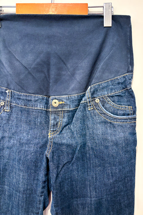 Jeans bleu foncé (l) - Maternité seconde main Thyme   