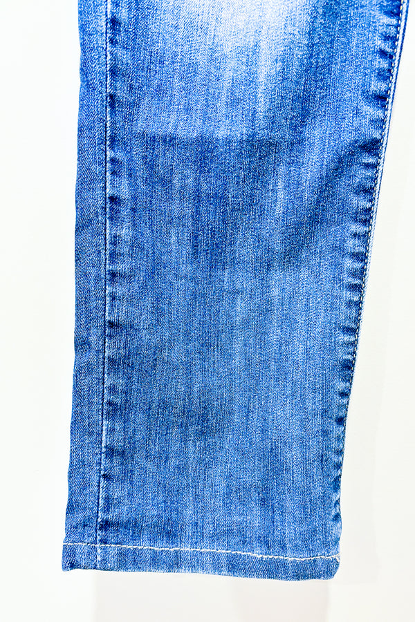 Jeans bleu délavé jambe étroite mid-rise Alexa (l) - Mavi - La Penderie du Paradis ?