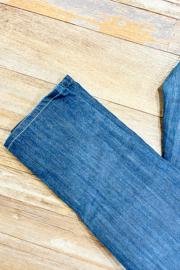 Jeans bleu délavé jambe étroite mid-rise Alexa (l) - Mavi - La Penderie du Paradis ?