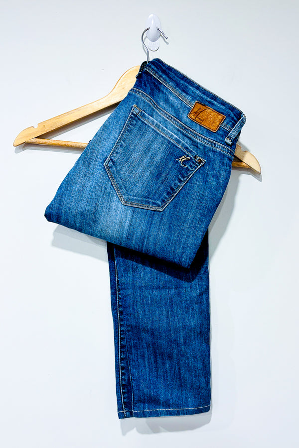 Jeans bleu délavé jambe étroite mid-rise Alexa (l) - Mavi - La Penderie du Paradis ?