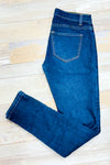 Jeans bleu foncé jambe étroite (xs)