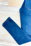 Jeans bleu foncé jambe étroite (xs)