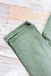 Jeans vert Vorta Slim Straight (xs) - Garçon