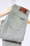 Jeans vert Vorta Slim Straight (xs) - Garçon