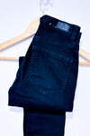 Jeans skinny noir à taille haute (xxs)