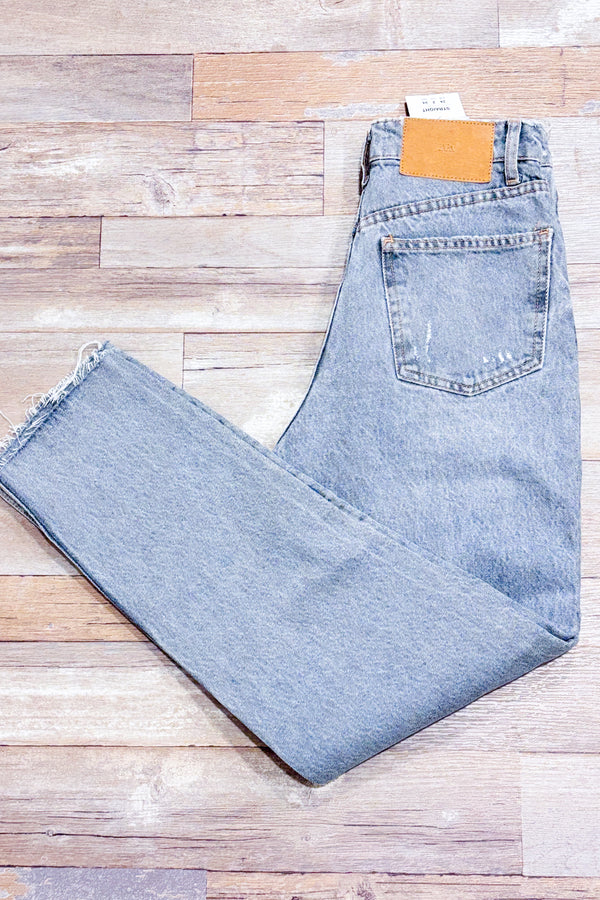 Jeans bleu pâle (xs)-Zara-La Penderie du Paradis 🕊