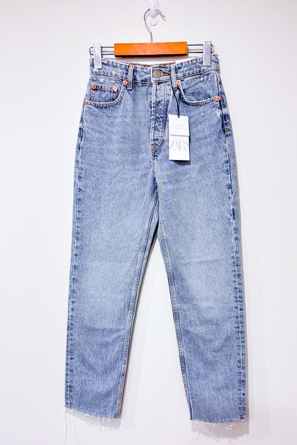 Jeans bleu pâle (xs)-Zara-La Penderie du Paradis 🕊