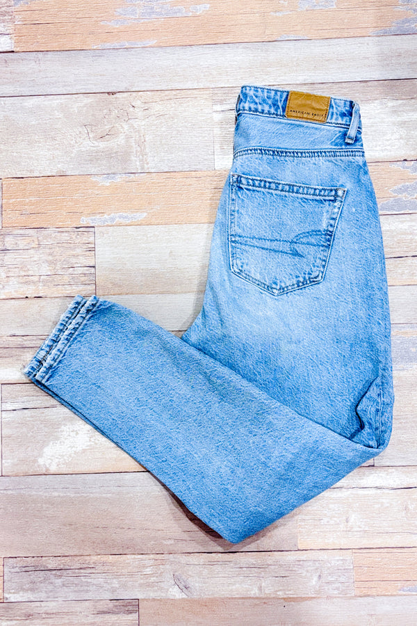 Jeans bleu pâle (xxs)-American Eagle-La Penderie du Paradis 🕊