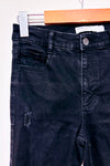 Jeans noir jambe étroite (xs)-Garage-La Penderie du Paradis 🕊
