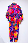 Jumpsuit Macaw rose en jeans motif tropical (s)-FARM Rio-La Penderie du Paradis 🕊