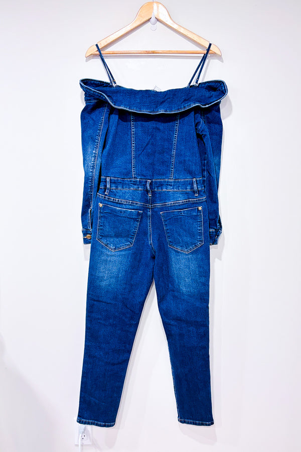 Jumpsuit en jeans épaules dénudées (s)-Venus-La Penderie du Paradis 🕊