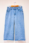 Jeans court jambe ample bleu pâle (s)-SHEIN-La Penderie du Paradis 🕊
