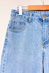 Jeans court jambe ample bleu pâle (s)-SHEIN-La Penderie du Paradis 🕊