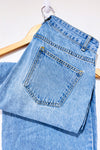 Jeans court jambe ample bleu pâle (s)-SHEIN-La Penderie du Paradis 🕊