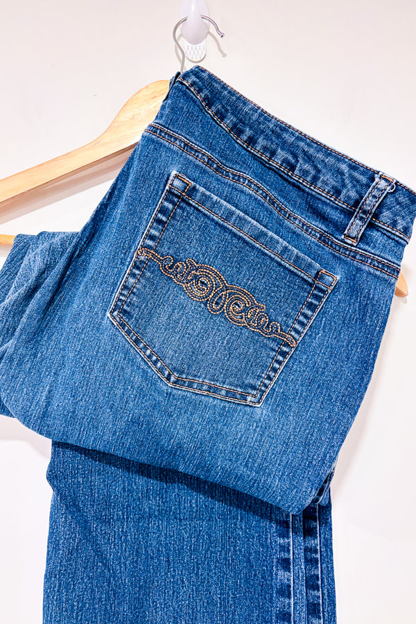 Jeans bleu jambe droite (xl)-Cleo Petite-La Penderie du Paradis 🕊
