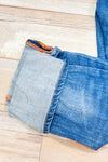 Jeans court bleu délavé (s)-Joe Fresh-La Penderie du Paradis 🕊