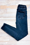 Jeans noir jambe étroite à taille haute (xs)-Zara-La Penderie du Paradis 🕊